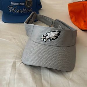 new era eagles visor